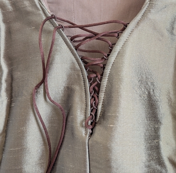 ZOE GUSTAVIA ANNA WHALEN stomacher gown corset dress small - Picture 9 of 15